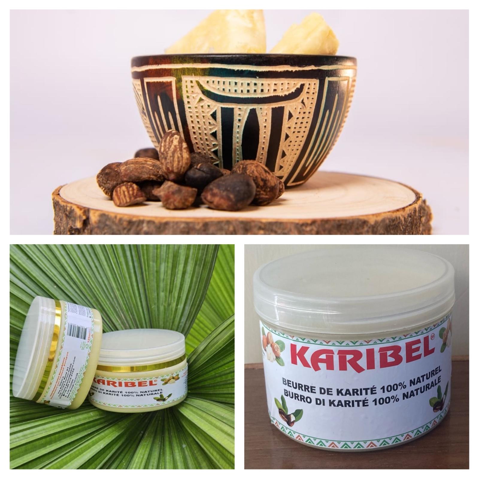 Natural skincare essentials with shea butter