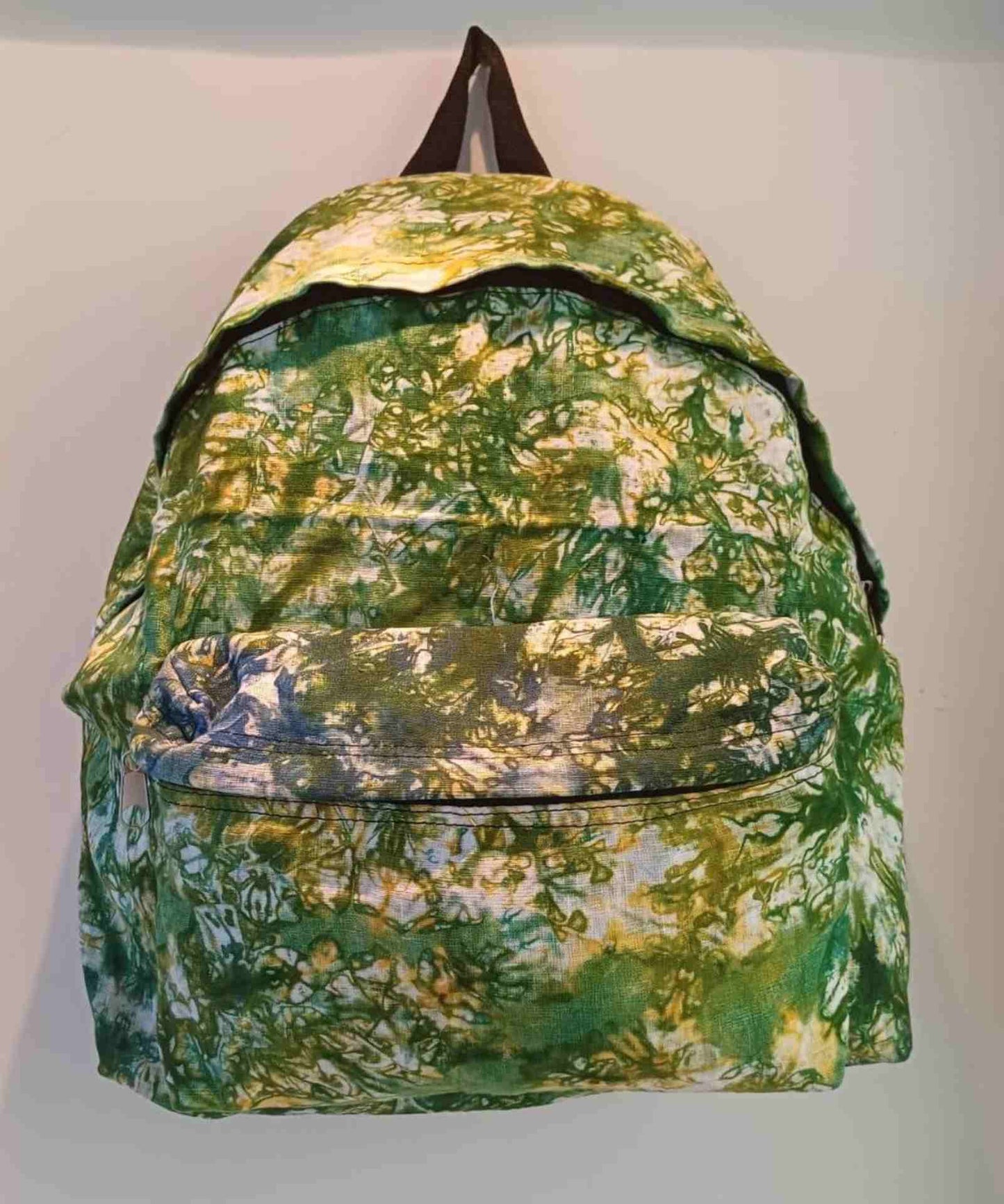 Zaino Koko Dunda -Zaino in tessuto con motivo marmorizzato delicato, design italiano