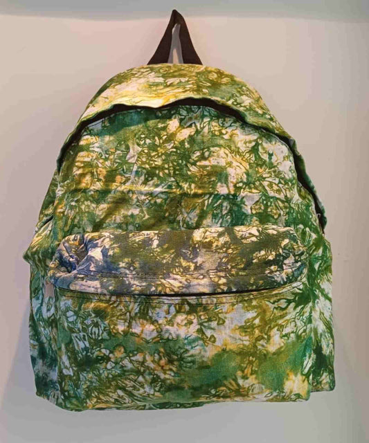 Zaino Koko Dunda -Zaino in tessuto con motivo marmorizzato delicato, design italiano